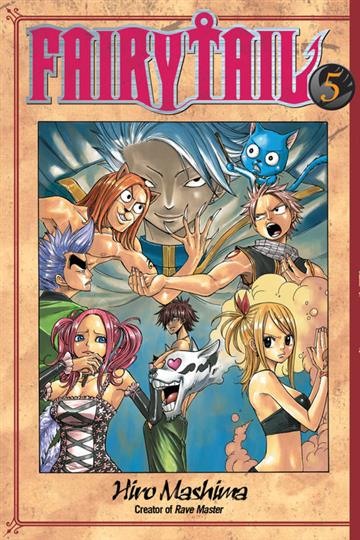 Knjiga Fairy Tail, vol. 05 autora Hiro Mashima izdana 2011 kao meki uvez dostupna u Knjižari Znanje.