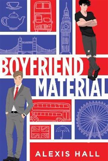 Knjiga Boyfriend Material autora Alexis Hall izdana 2020 kao meki uvez dostupna u Knjižari Znanje.