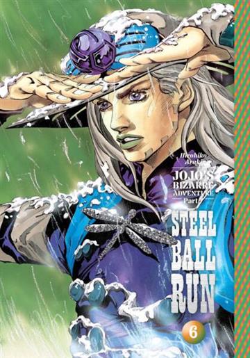 Knjiga JoJo's Bizarre Adventure: Steel Ball Run, [Part 7] vol. 06 autora Hirohiko Araki izdana 2026 kao tvrdi uvez dostupna u Knjižari Znanje.