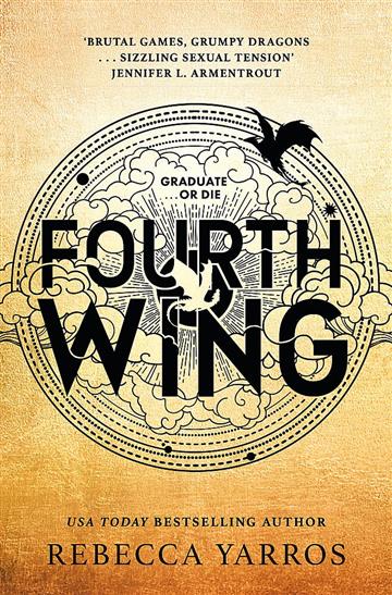 Knjiga Fourth Wing autora Rebecca Yarros izdana 2023 kao meki uvez dostupna u Knjižari Znanje.