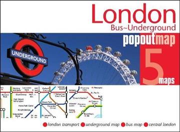 Knjiga London Bus and Underground Popout Map autora  izdana 2018 kao meki uvez dostupna u Knjižari Znanje.