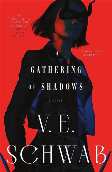 Knjiga A Gathering of Shadows autora V. E. Schwab izdana 2023 kao meki uvez dostupna u Knjižari Znanje.
