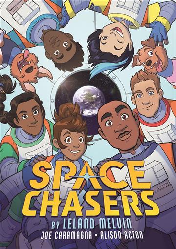 Knjiga Space Chasers autora Leland Melvin izdana 2025 kao tvrdi uvez dostupna u Knjižari Znanje.