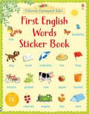 Knjiga FIRST ENGLISH WORDS STICKER BOOK (FARMYA autora  izdana 2015 kao meki uvez dostupna u Knjižari Znanje.