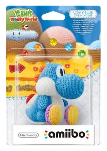 Amiibo Yarn Yoshi Light Blue 045496353001