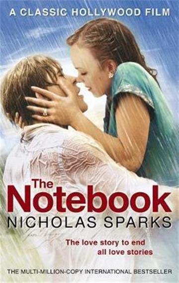 Knjiga The Notebook autora Nicholas Sparks izdana 2014 kao meki uvez dostupna u Knjižari Znanje.