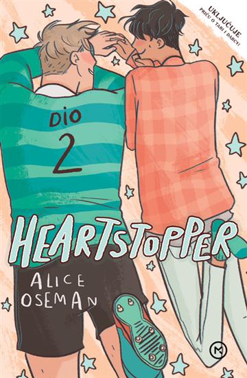 Knjiga Heartstopper 2 autora Alice Oseman izdana 2024 kao meki uvez dostupna u Knjižari Znanje.