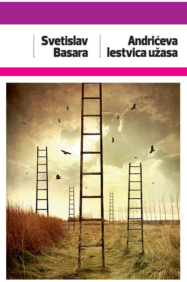 Knjiga Andrićeva lestvica užasa autora Svetislav Basara izdana 2021 kao meki uvez dostupna u Knjižari Znanje.