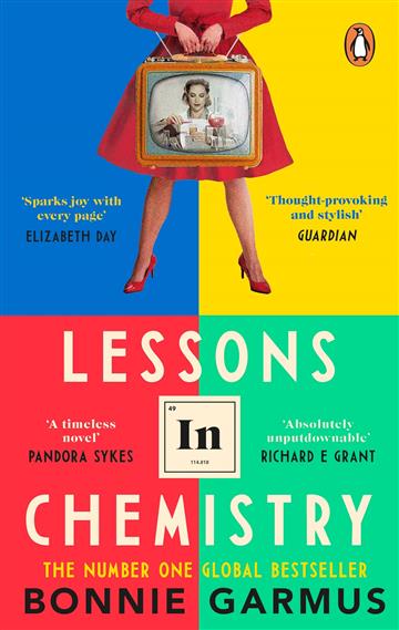 Knjiga Lessons in Chemistry autora Bonnie Garmus izdana 2023 kao meki uvez dostupna u Knjižari Znanje.