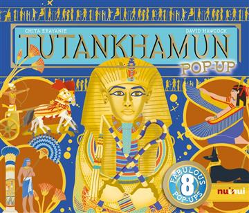 Knjiga Tutankhamun Pop-Ups autora David Hawcock, Chita izdana 2025 kao tvrdi uvez dostupna u Knjižari Znanje.