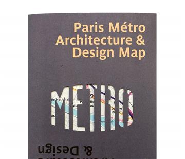 Knjiga Paris Metro Architecture & Design Map autora City Map, Blue Crow izdana 2019 kao karta dostupna u Knjižari Znanje.