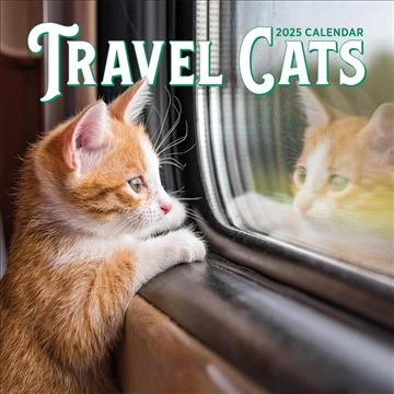 Knjiga Travel Cats 2025 Wall Calendar autora Grupa autora izdana 2024 kao meki dostupna u Knjižari Znanje.