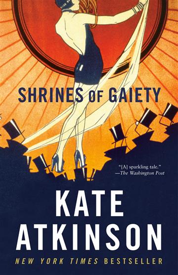 Knjiga Shrines of Gaiety autora Kate Atkinson izdana 2023 kao meki uvez dostupna u Knjižari Znanje.