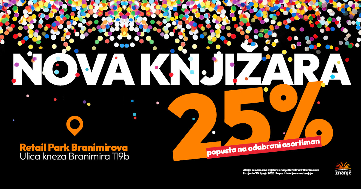 Otvorili smo novu knjižaru u Retail Parku Branimirova!